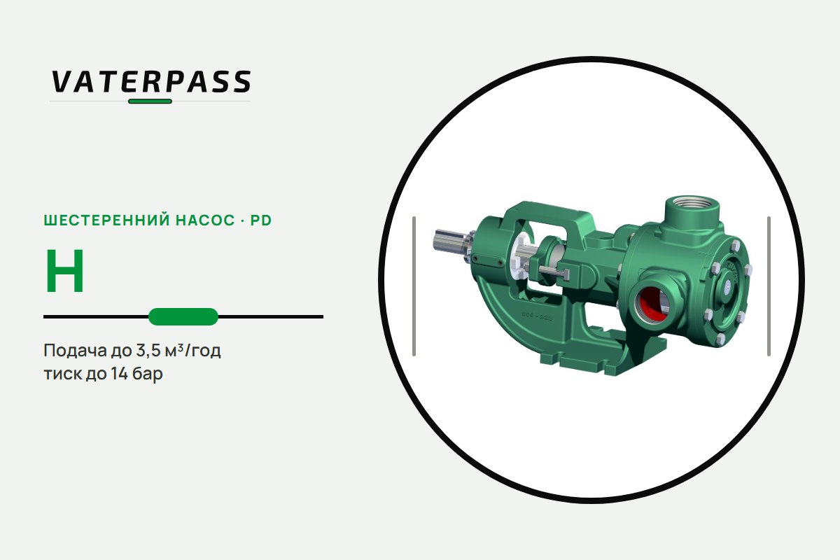 Vaterpass PD H: 3,5 м³/год, 14 бар