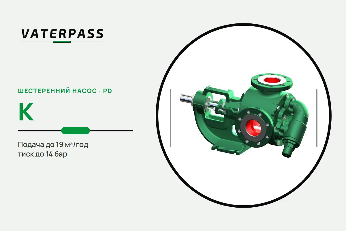 Vaterpass PD K: 19 м³/год, 14 бар